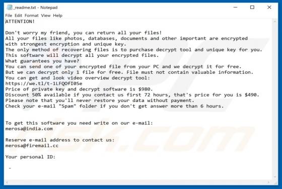 Refols Ransomware