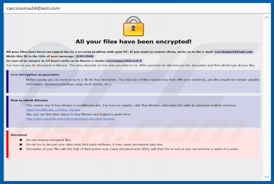 Carcn Ransomware