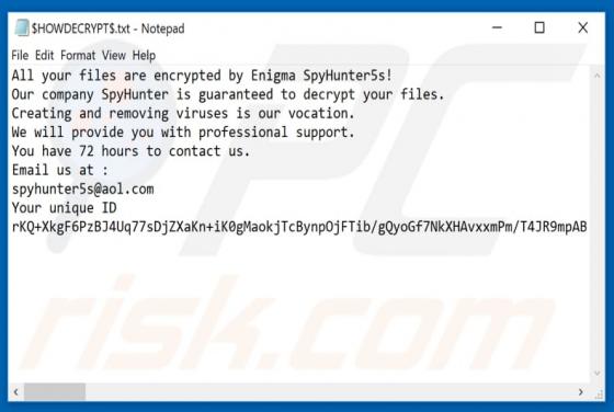 Spyhunter Ransomware