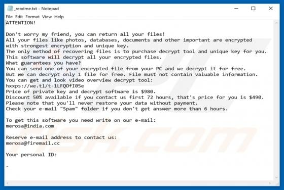 Etols Ransomware