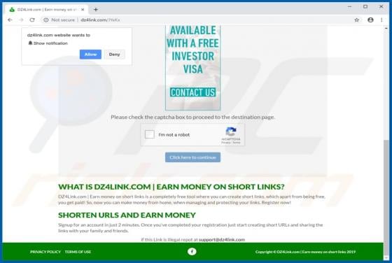 Dz4Link.com Virus