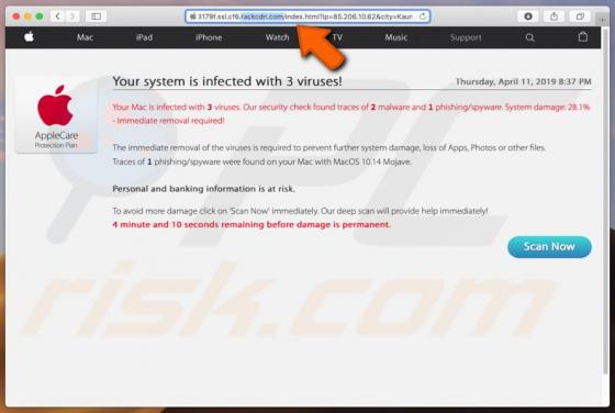 Rackcdn.com Virus (Mac)