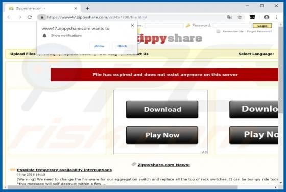 Zippyshare Virus