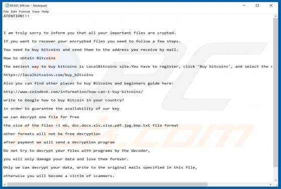 Cube Ransomware