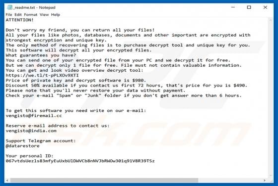 Norvas Ransomware