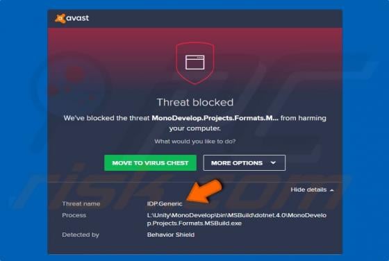 IDP.Generic Malware