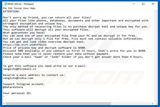 Hrosas Ransomware