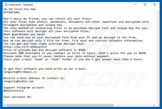 Kiratos Ransomware