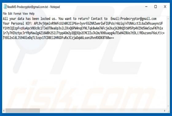Prodecryptor Ransomware