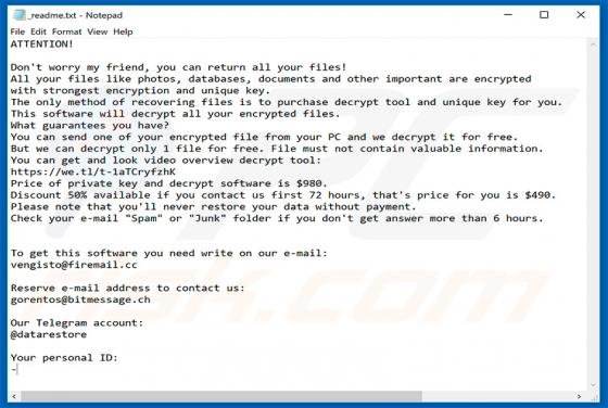 Sarut Ransomware
