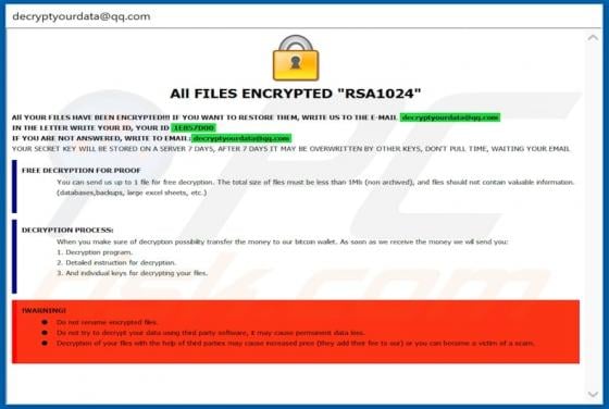 .bat Ransomware