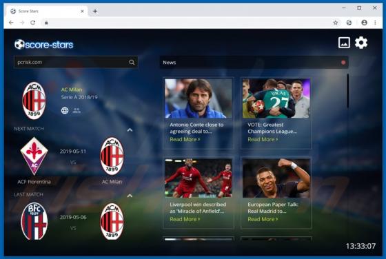 Score Stars Browser Hijacker