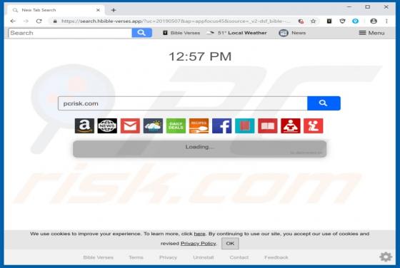 Bible Verses Browser Hijacker