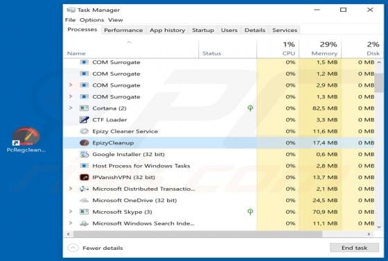 PC Regcleaners Virus