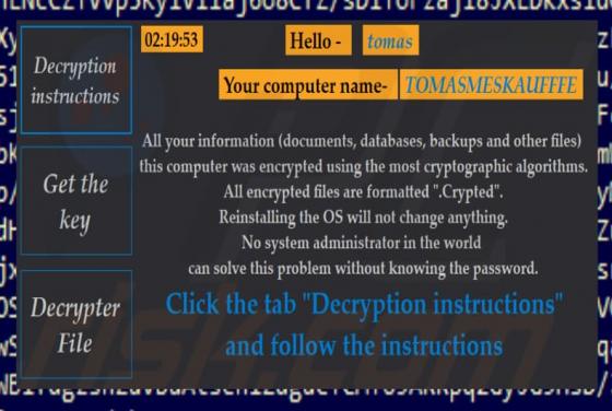 india2lock Ransomware