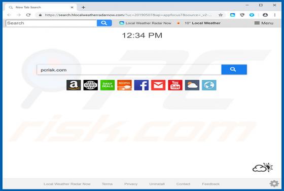 Local Weather Radar Now Browser Hijacker