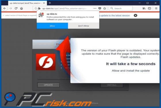 Up-date.to POP-UP Ads