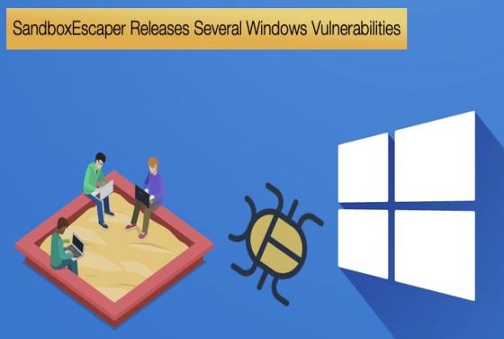 SandboxEscaper Releases Several Windows Vulnerabilities