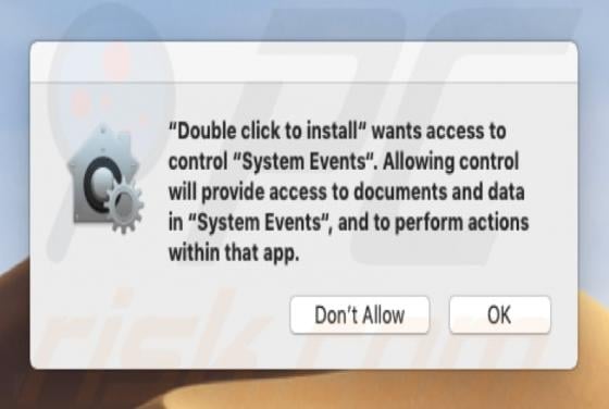 "Double click to install" Adware (Mac)