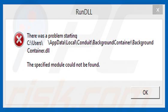 BackgroundContainer.dll Virus