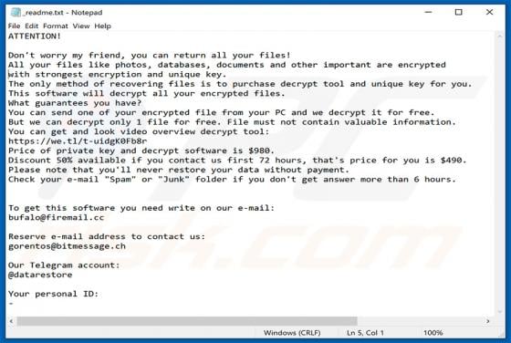 Skymap Ransomware