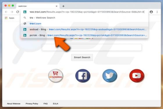 Trovi.com Redirect (Mac)