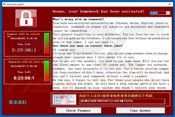 Homework Ransomware