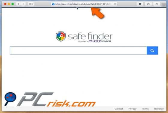 Search.getstranto.club Redirect (Mac)
