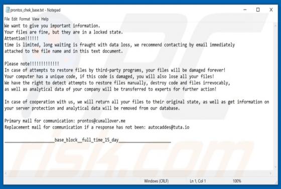 Bak Ransomware