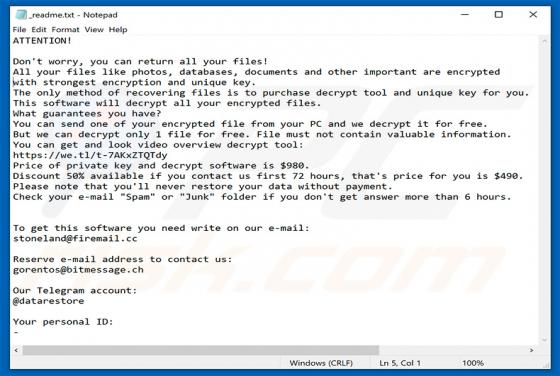 Davda Ransomware
