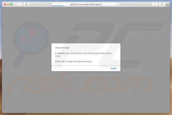 Jumpringpring.agency POP-UP Scam (Mac)
