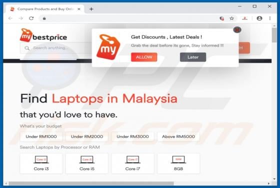 MyBestPrice Adware