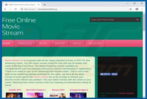 Moviestreamhd.org Virus