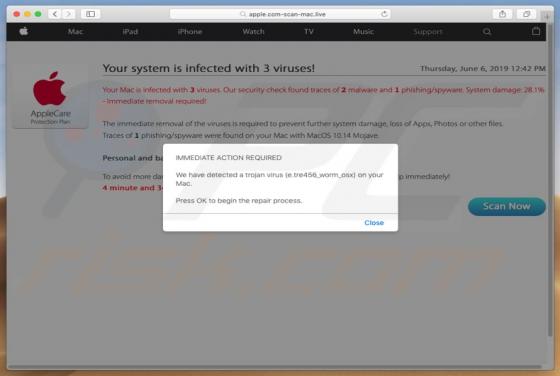 Apple.com-scan-mac.live POP-UP Scam (Mac)