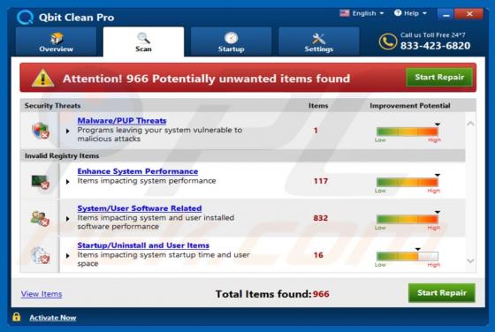 QBIT Clean Pro Unwanted Application