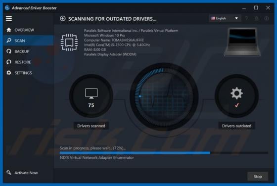 Advanced Driver Booster Unwanted Application