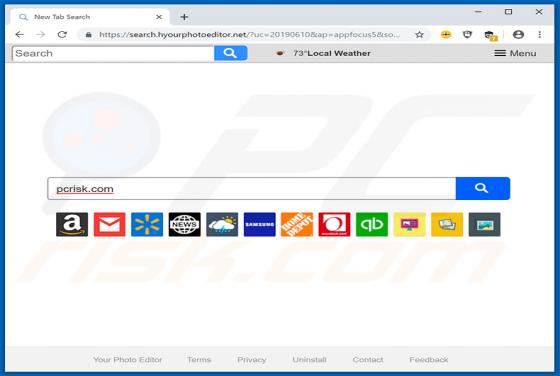 Your Photo Editor Browser Hijacker