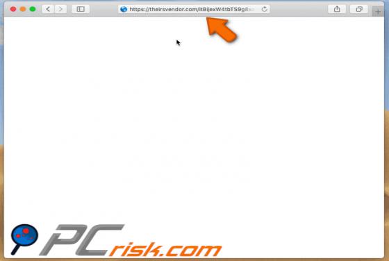 Theirsvendor.com POP-UP (Mac)