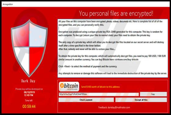Armageddon Ransomware