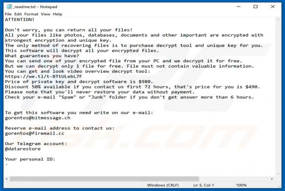 Vesad Ransomware