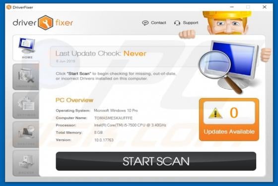 DriverFixer Unwanted Application