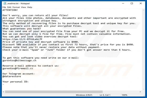 Horon Ransomware