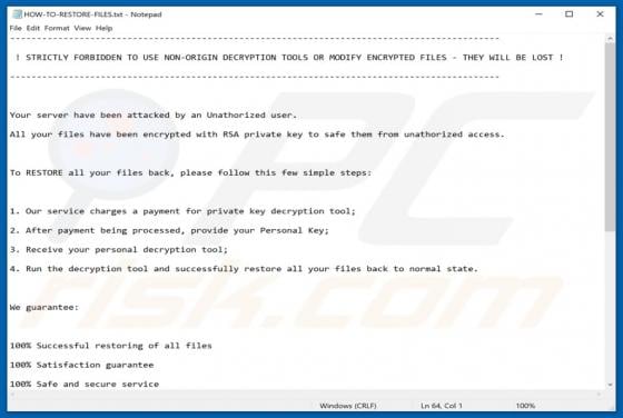 Popotic Ransomware