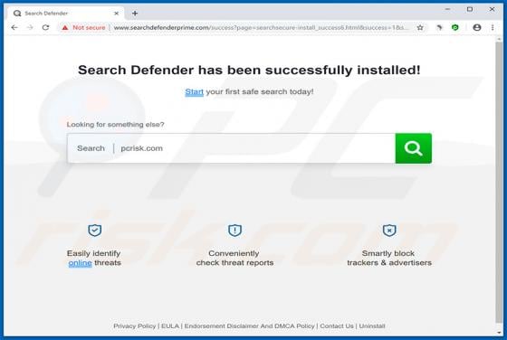 Search Defender Prime Browser Hijacker