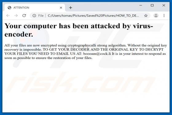 Boooam Ransomware