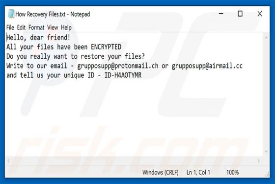 Guesswho Ransomware