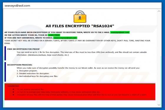Save Ransomware