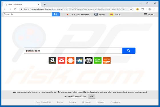 Easy Photo Edit Browser Hijacker