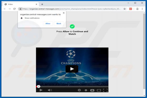 Central-messages.com Ads
