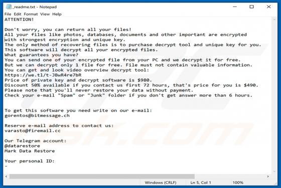 Madek Ransomware